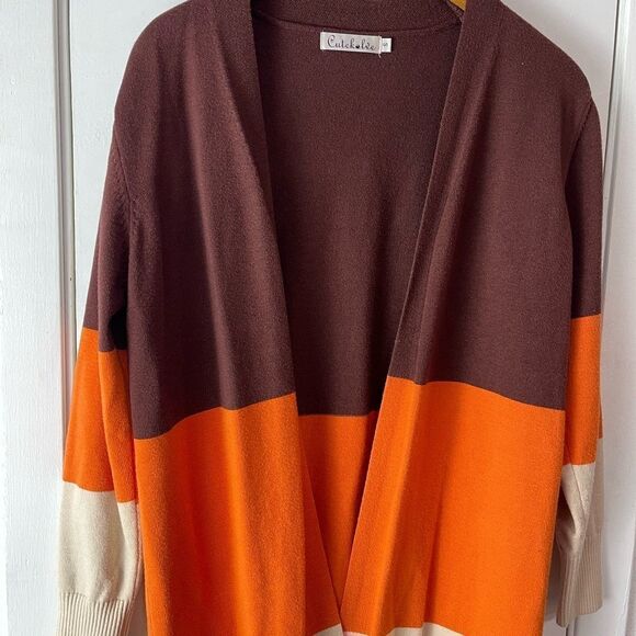 Open cardigan color block by cutekolve - Picture 6 of 7